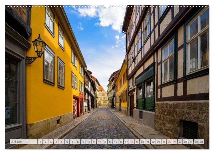 Produktbild: Quedlinburg Impressionen (Wandkalender 2026 DIN A2 quer), CALVENDO Monatskalender