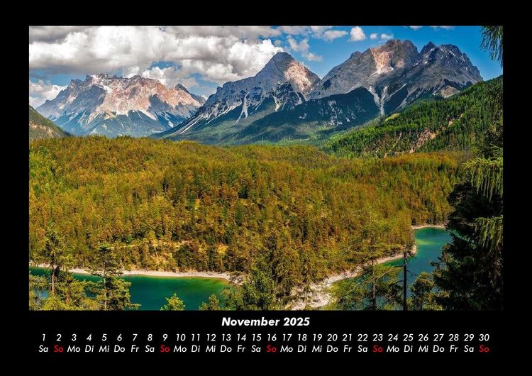 Produktbild: Landschaftskalender 2025 Fotokalender DIN A3