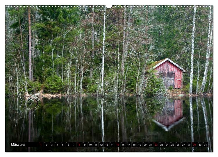 Produktbild: S&uuml;dliches Finnland (hochwertiger Premium Wandkalender 2026 DIN A2 quer), Kunstdruck in Hochglanz