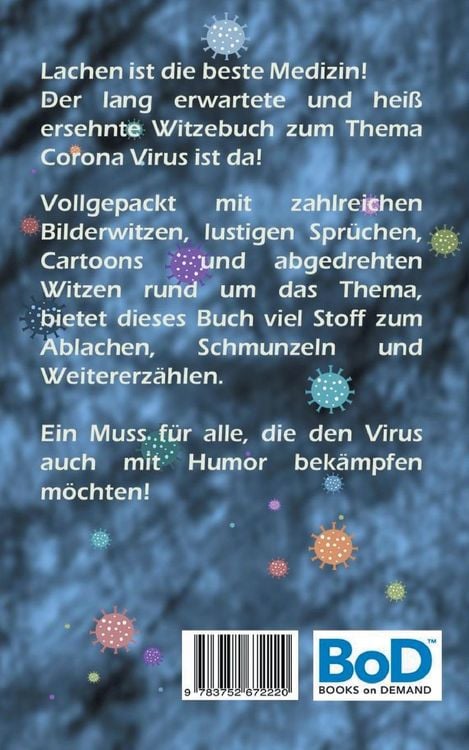 Produktbild: Corona Witze und Spr&uuml;che - Humor gegen das Virus!