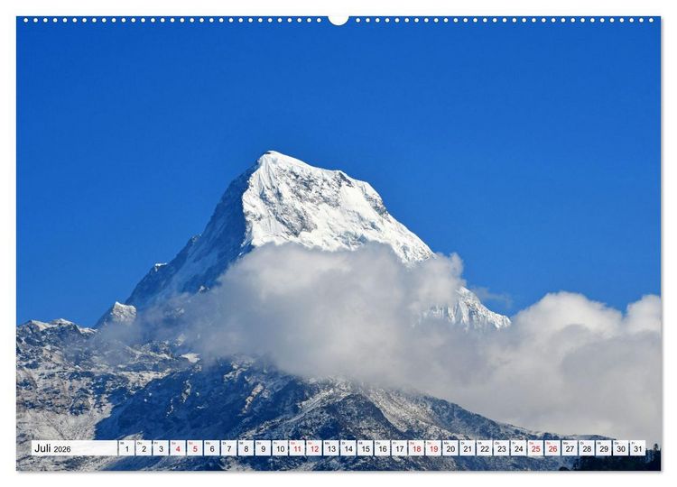 Produktbild: Der POON HILL TREK in NEPAL (Wandkalender 2026 DIN A2 quer), CALVENDO Monatskalender