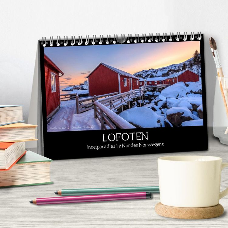 Produktbild: LOFOTEN - Inselparadies im Norden Norwegens (Tischkalender 2026 DIN A5 quer), CALVENDO Monatskalender