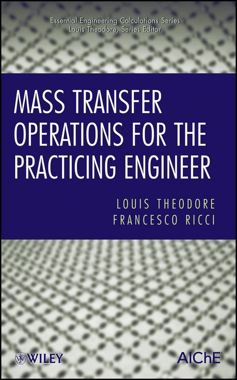 Produktbild: Mass Transfer Operations for the Practicing Engineer