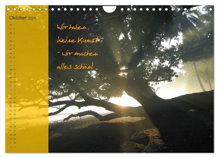Produktbild: Bali und Java ~ mit indonesischen Weisheiten (Wandkalender 2026 DIN A4 quer), CALVENDO Monatskalender