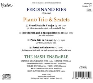 Produktbild: Piano Trio op.143/Sextette Opp.100 & 142