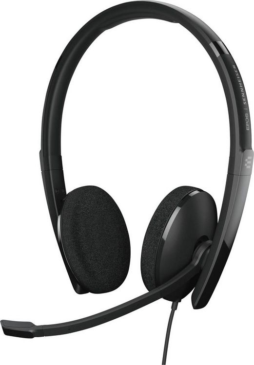 Produktbild: EPOS On Ear Headset kabelgebunden Stereo Schwarz Noise Cancelling Lautst&auml;rkeregelung, Mikrofon-Stummschaltung Telefon
