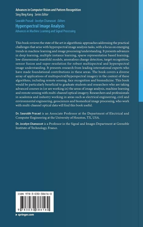Produktbild: Hyperspectral Image Analysis