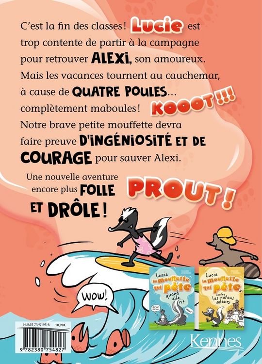 Produktbild: Lucie la mouffette qui p&egrave;te chez les poules maboules