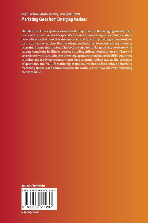 Produktbild: Marketing Cases from Emerging Markets