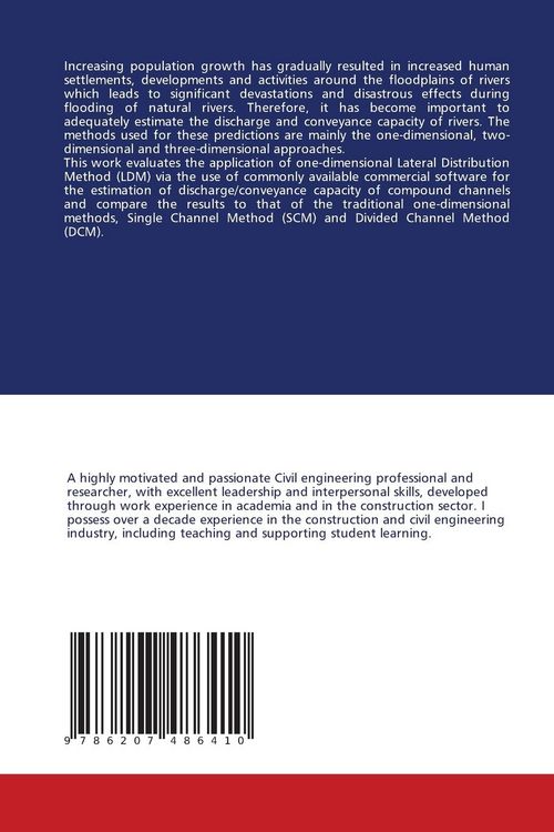 Produktbild: Discharge Estimation in Compound River Channels