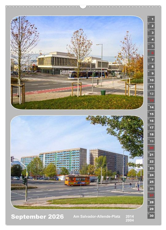 Produktbild: Jena im Wandel (Wandkalender 2026 DIN A2 hoch), CALVENDO Monatskalender