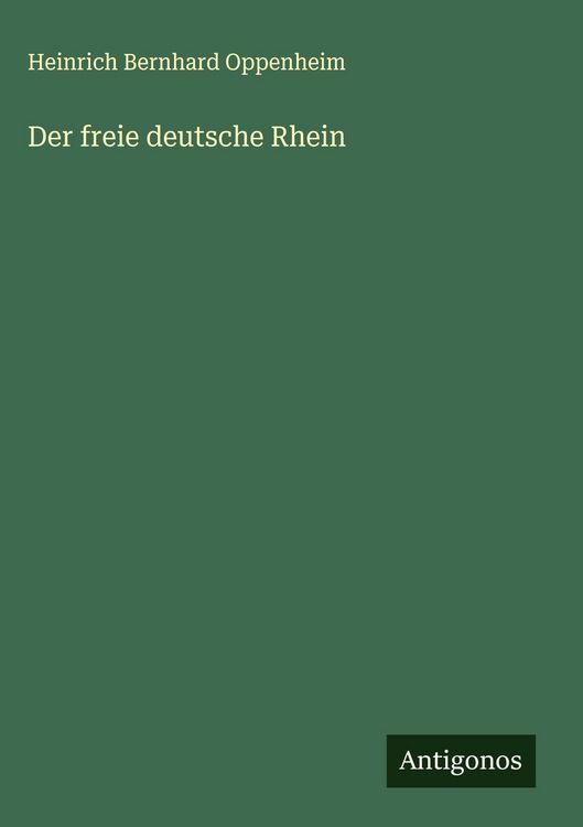Produktbild: Der freie deutsche Rhein