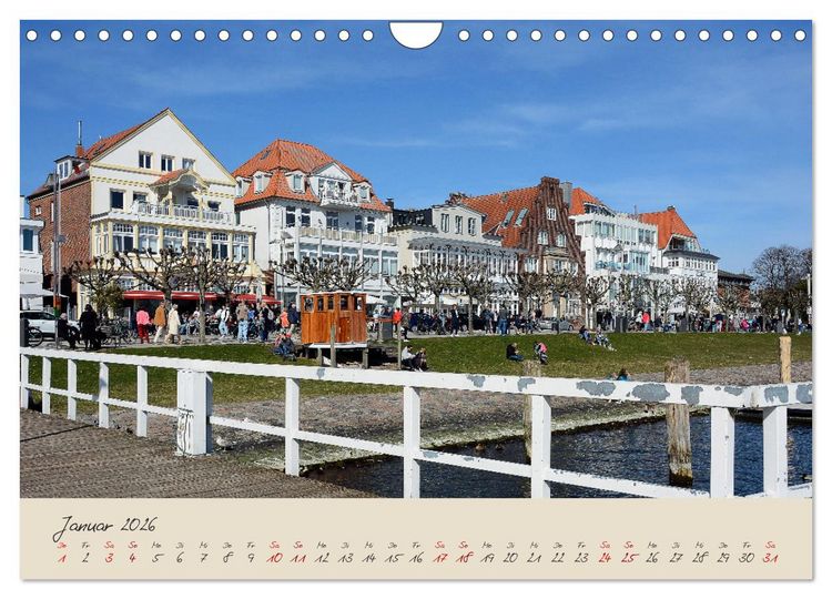 Produktbild: Liebenswertes Travem&uuml;de (Wandkalender 2026 DIN A4 quer), CALVENDO Monatskalender