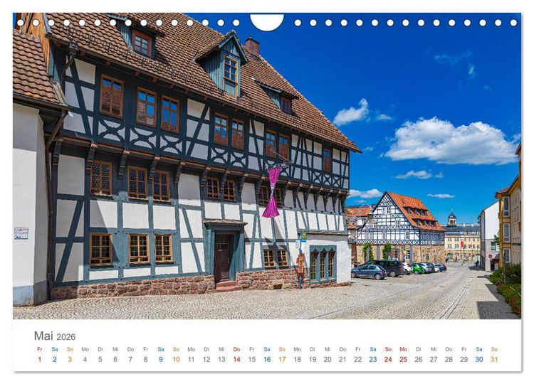 Produktbild: Eisenach - zu F&uuml;&szlig;en der Wartburg (Wandkalender 2026 DIN A4 quer), CALVENDO Monatskalender