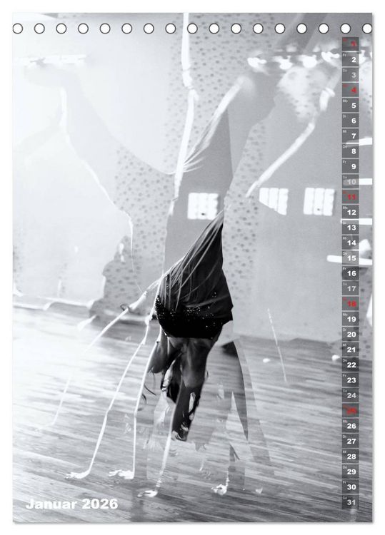 Produktbild: TANZ! (Tischkalender 2026 DIN A5 hoch), CALVENDO Monatskalender