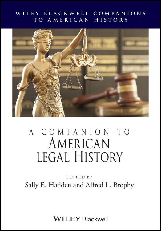 Produktbild: A Companion to American Legal History