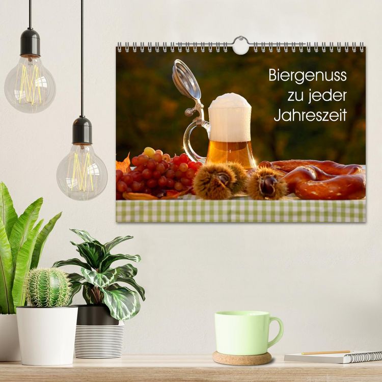 Produktbild: Biergenuss zu jeder Jahreszeit (Wandkalender 2026 DIN A4 quer), CALVENDO Monatskalender