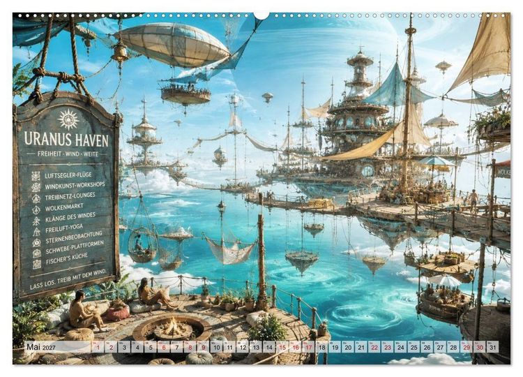 Produktbild: Die verr&uuml;cktesten Urlaubsdestinationen (hochwertiger Premium Wandkalender 2027 DIN A2 quer), Kunstdruck in Hochglanz