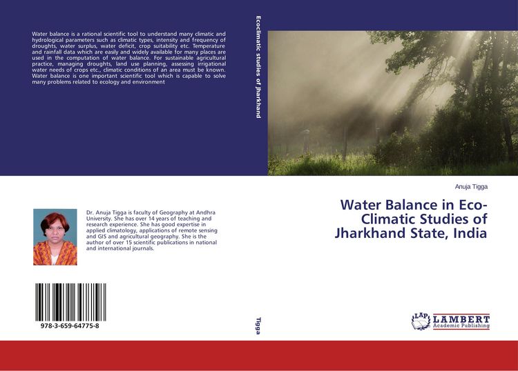 Produktbild: Water Balance in Eco-Climatic Studies of Jharkhand State, India