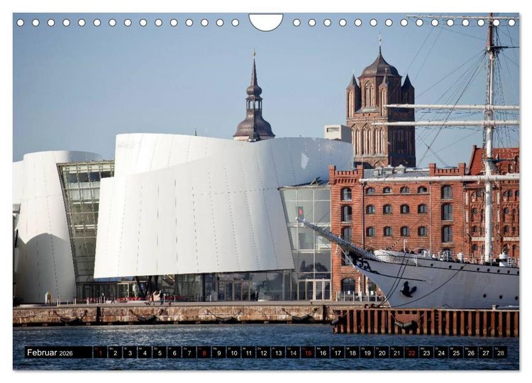 Produktbild: Hansestadt Stralsund (Wandkalender 2026 DIN A4 quer), CALVENDO Monatskalender