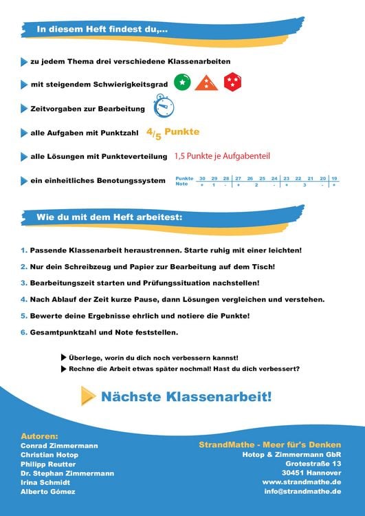 Produktbild: Mathematik Klassenarbeits-Trainer Klasse 8 &ndash; StrandMathe