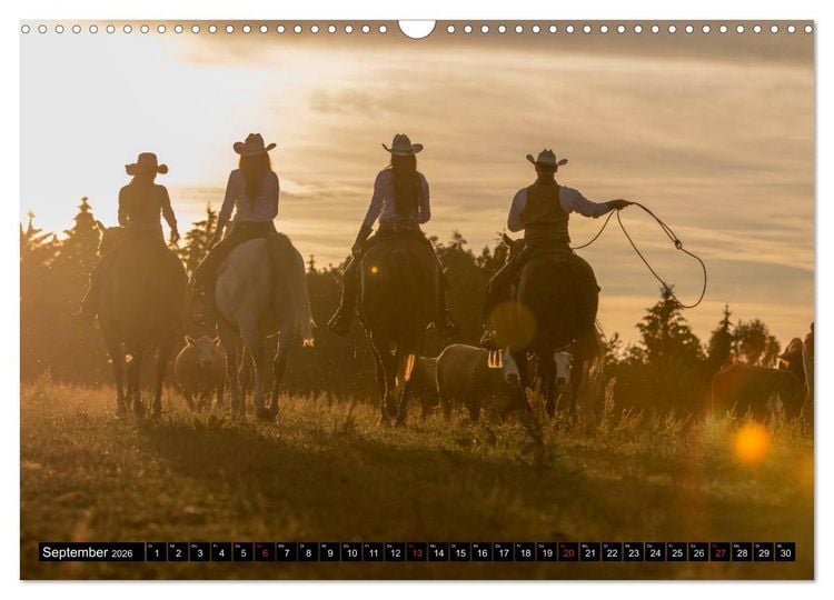 Produktbild: Bayerisches Western Gef&uuml;hl (Wandkalender 2026 DIN A3 quer), CALVENDO Monatskalender