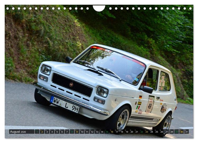 Produktbild: OLDTIMER BERGRENNEN - Kleine Flitzer (Wandkalender 2026 DIN A4 quer), CALVENDO Monatskalender