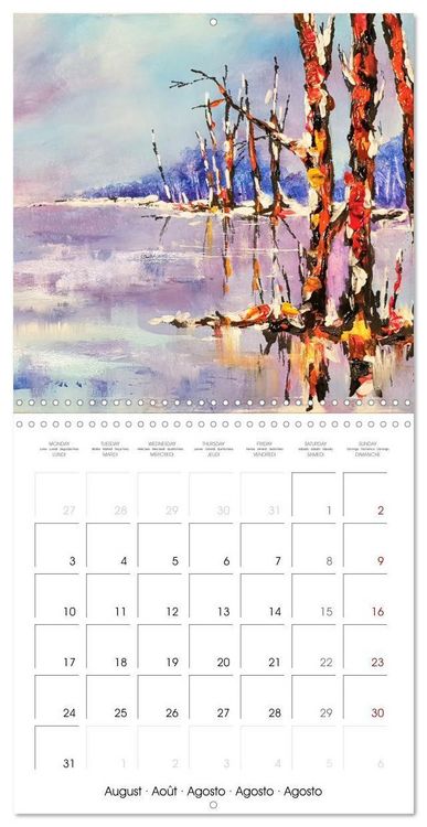 Produktbild: Winter paintings (Wall Calendar 2026 12 &times; 12 Inch) CALVENDO 12 Month Wall Calendar