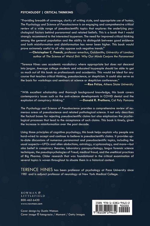 Produktbild: Psychology and Science of Pseudoscience