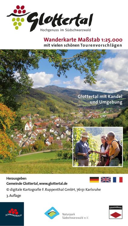 Produktbild: Wanderkarte Glottertal mit Kandel und Umgebung