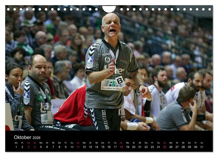 Produktbild: Handball Bundesliga - HSG Wetzlar (Wandkalender 2026 DIN A4 quer), CALVENDO Monatskalender