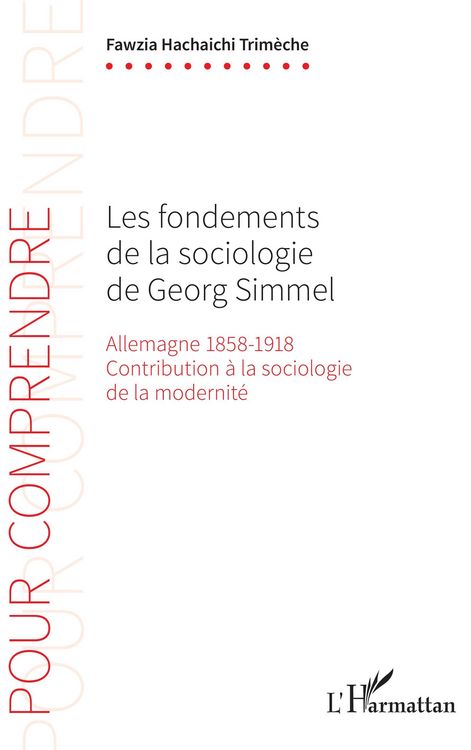 Produktbild: Les fondements de la sociologie de Georg Simmel
