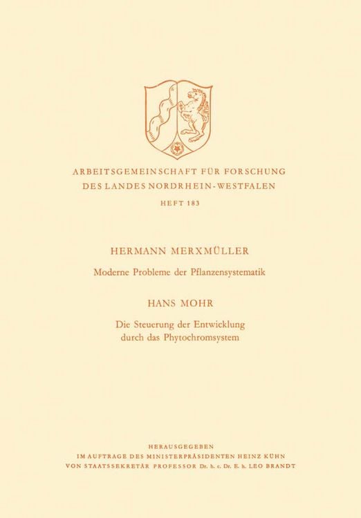 Produktbild: Moderne Probleme der Pflanzensystematik