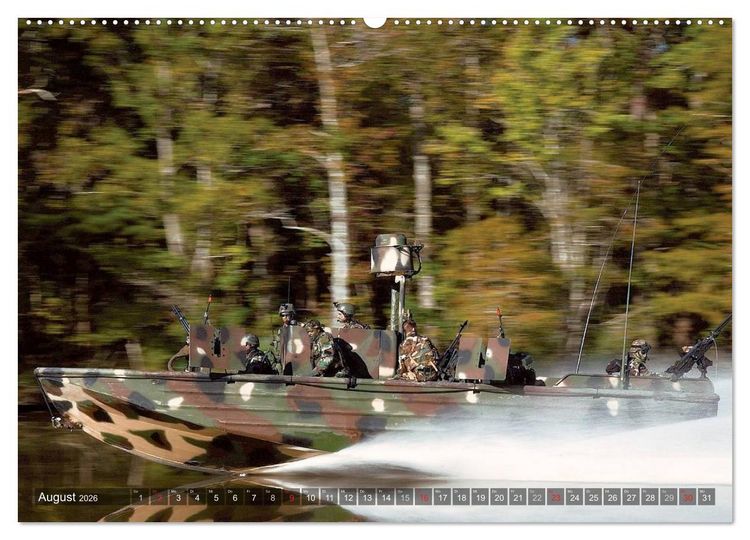 Produktbild: Streitkraft. Milit&auml;rische Impressionen (Wandkalender 2026 DIN A2 quer), CALVENDO Monatskalender