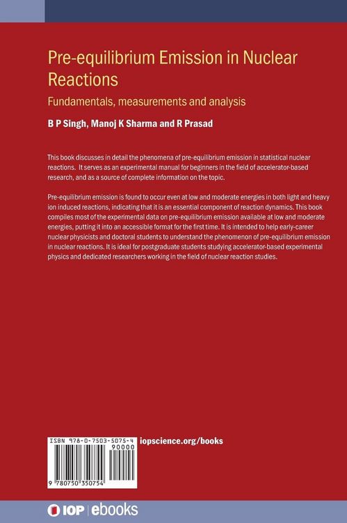 Produktbild: Pre-equilibrium Emission in Nuclear Reactions