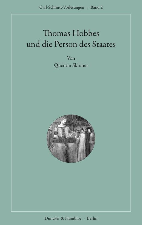 Produktbild: Thomas Hobbes und die Person des Staates.