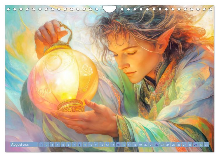 Produktbild: Willkommen im Fantasieland - M&auml;rchenbilder (Wandkalender 2026 DIN A4 quer), CALVENDO Monatskalender
