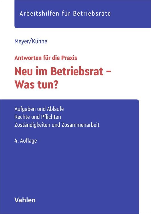 Produktbild: Neu im Betriebsrat - Was tun?