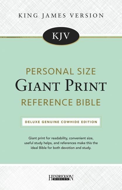 Produktbild: KJV Personal Size Giant Print Reference Bible Black (Genuine Leather)