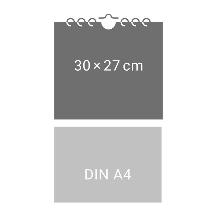 Produktbild: Times&more Bastelkalender schwarz 2026