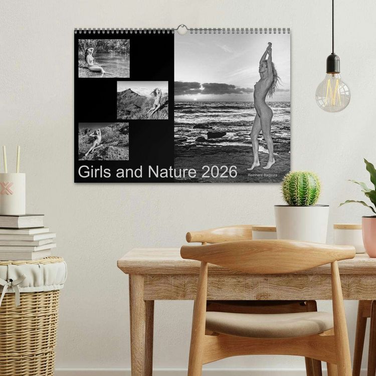 Produktbild: Girls and Nature (Wandkalender 2026 DIN A3 quer), CALVENDO Monatskalender