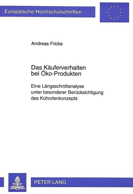 Produktbild: Das K&auml;uferverhalten bei &Ouml;ko-Produkten