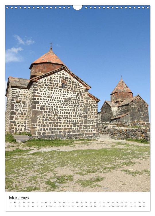 Produktbild: Armenien KULT.P - Kultur - Kl&ouml;ster - Landschaften - Seidenstra&szlig;e (Wandkalender 2026 DIN A3 hoch), CALVENDO Monatskalender
