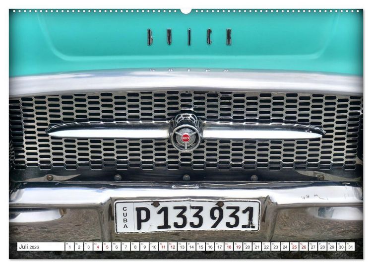 Produktbild: Traum in T&uuml;rkis - Buick Super 50 (Wandkalender 2026 DIN A2 quer), CALVENDO Monatskalender