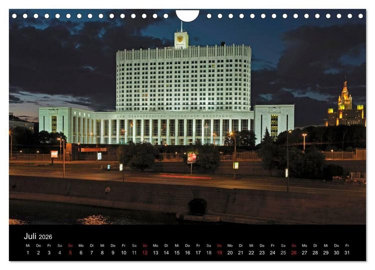 Produktbild: Moskau (Wandkalender 2026 DIN A4 quer), CALVENDO Monatskalender