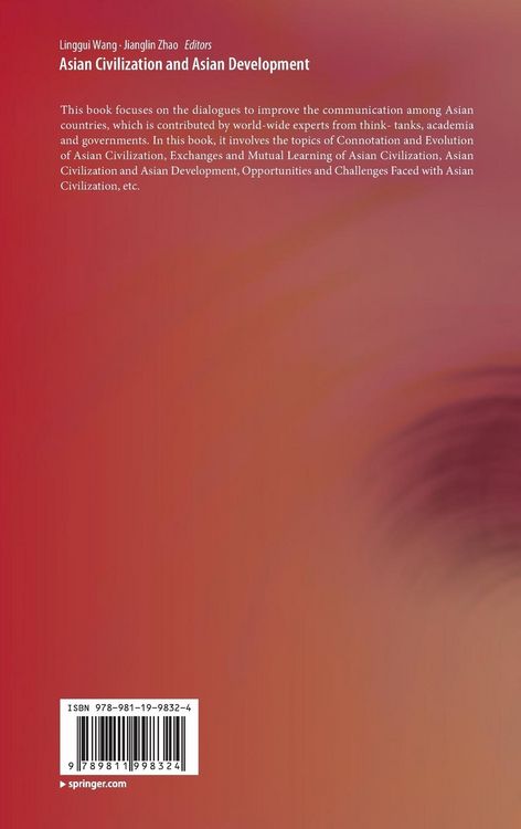 Produktbild: Asian Civilization and Asian Development