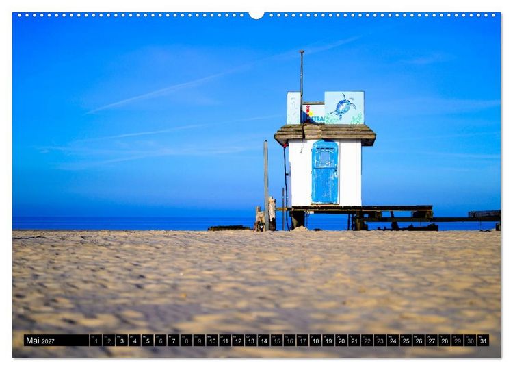Produktbild: Einzigartige Strandansichten auf Amrum (hochwertiger Premium Wandkalender 2027 DIN A2 quer), Kunstdruck in Hochglanz