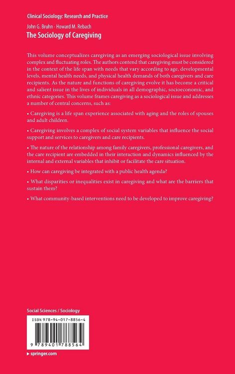 Produktbild: The Sociology of Caregiving