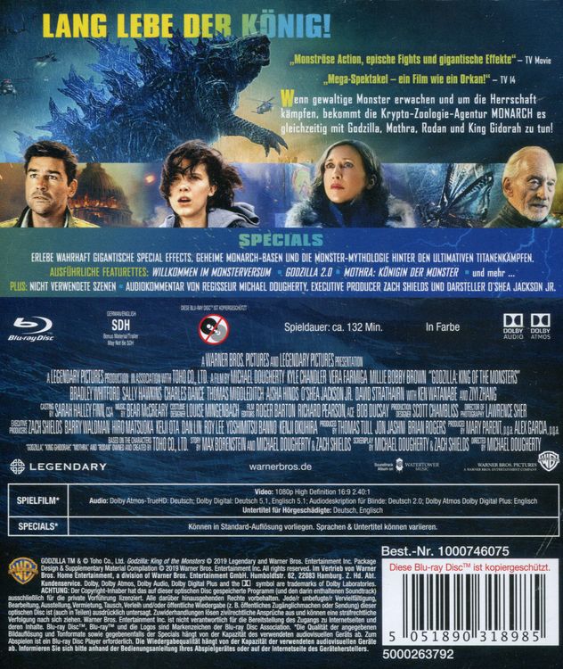Produktbild: Godzilla II - King of the Monsters
