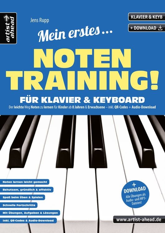 Produktbild: Mein erstes Notentraining f&uuml;r Klavier & Keyboard!